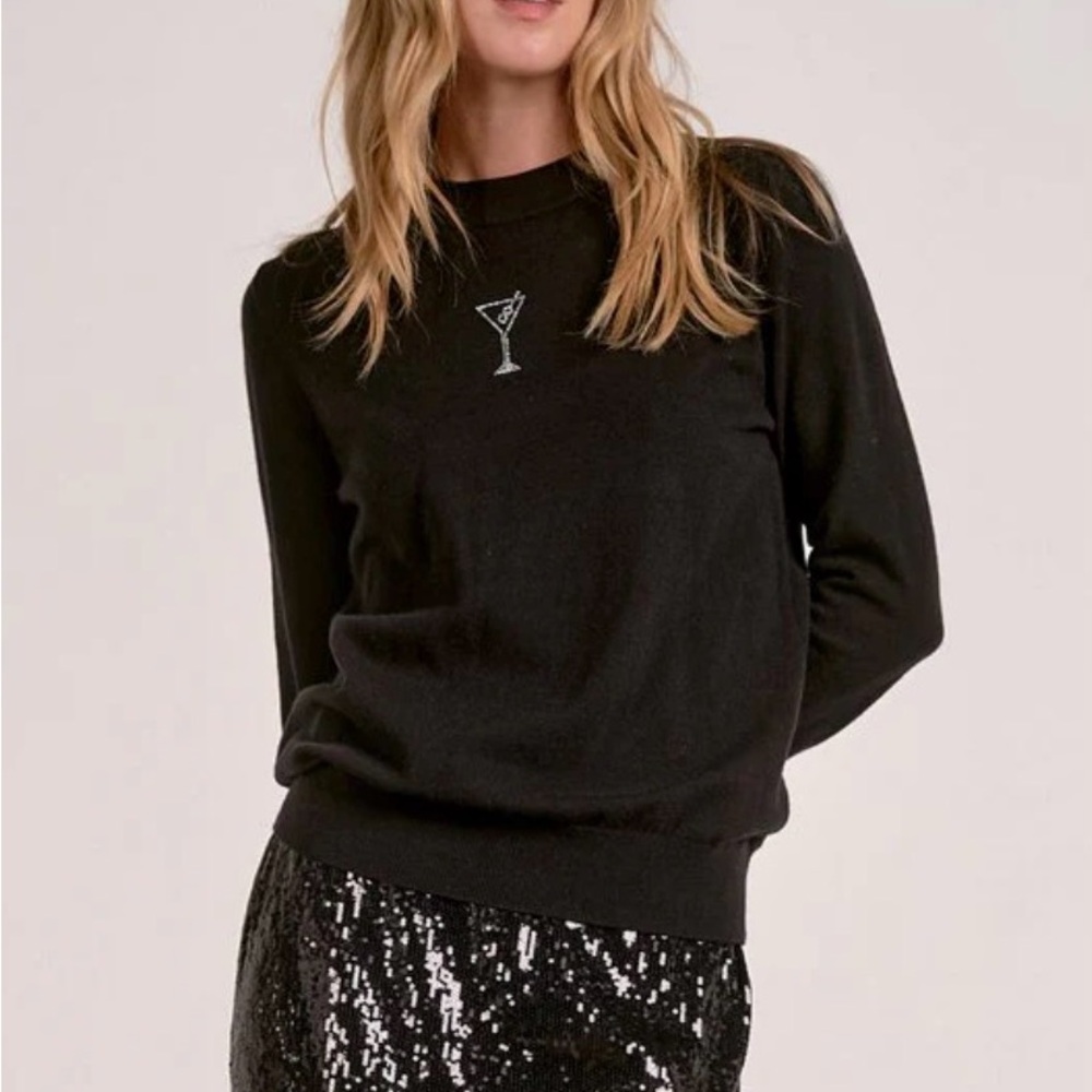 Elan Martini Sweater in Black or White, Sizes XS and S NWT
